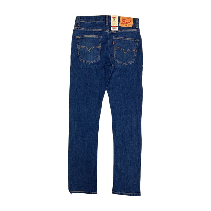 Levi Strauss Boy's Adjustable Waistband 511 Slim Fit Stretch Denim Jean