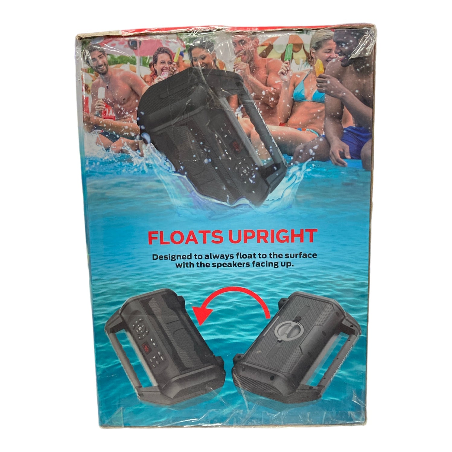 Monster Drift X Portable Waterproof Upright Floating Speaker, Black ...