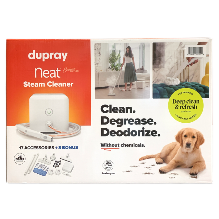 Dupray Neat Steam Cleaner "Exclusinve Edition" + Accessories, 25-Piece Kit