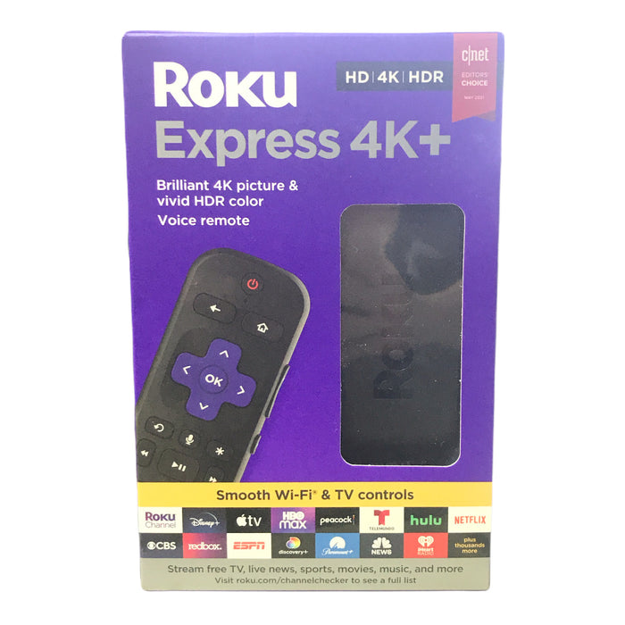 Roku Express 4K+ HD Media Streaming Player