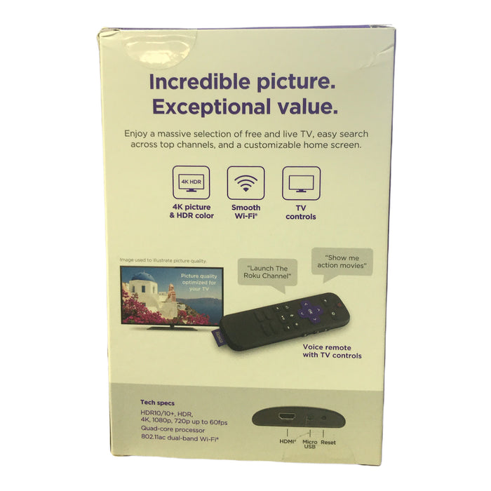 Roku Express 4K+ HD Media Streaming Player