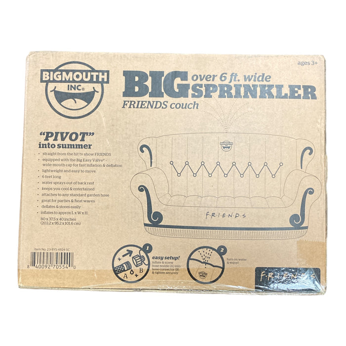 BigMouth Inc. Friends Couch Sprinkler, Outdoor Inflatable Couch