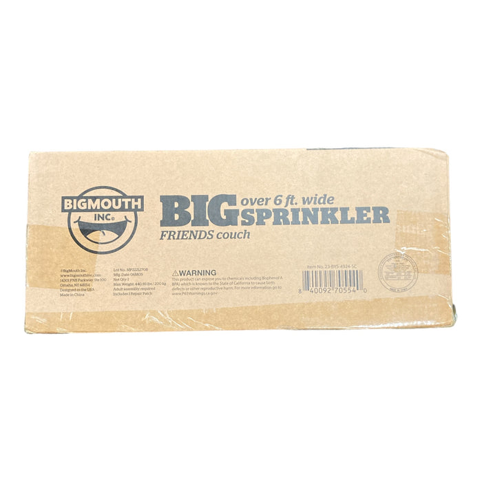 BigMouth Inc. Friends Couch Sprinkler, Outdoor Inflatable Couch