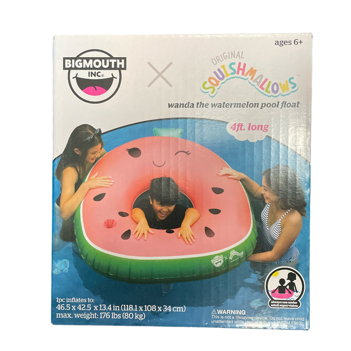 BigMouth x Squishmallows Inflatable Ring Pool Float With Built-In Cupholder