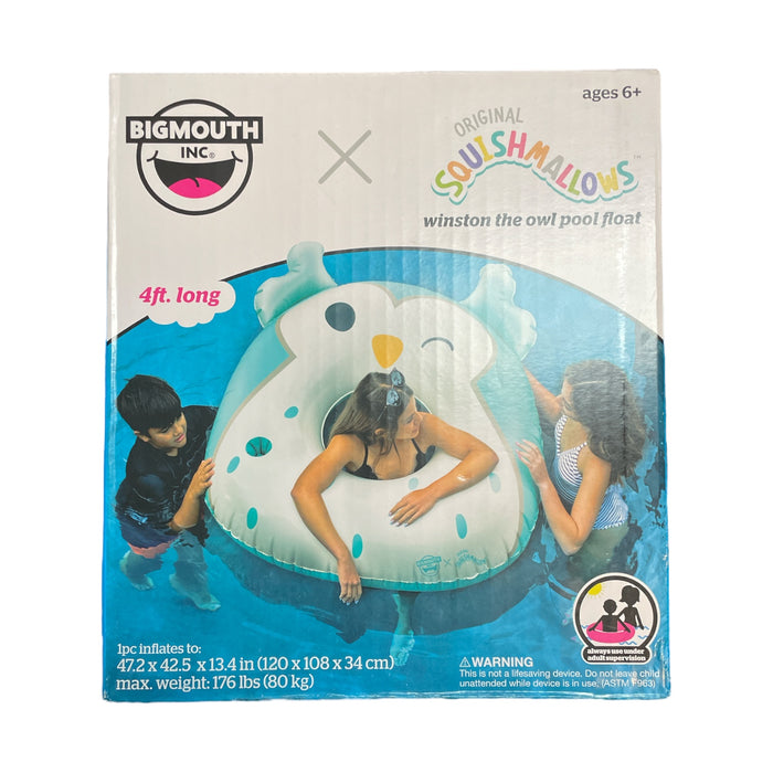 BigMouth x Squishmallows Inflatable Ring Pool Float With Built-In Cupholder