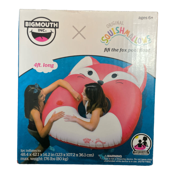 BigMouth x Squishmallows Inflatable Ring Pool Float With Built-In Cupholder