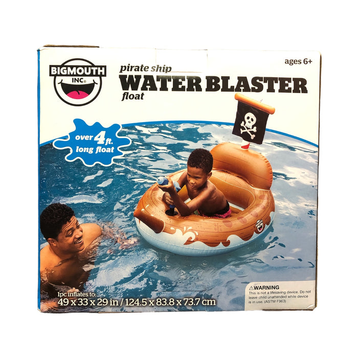 BigMouth Pirate Ship Water Blaster Float with 360° Pump Action Water Blaster