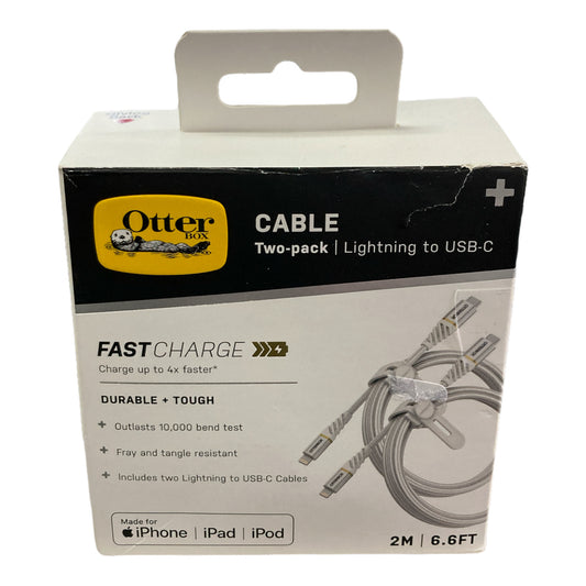 2 Pack of Otterbox Type-C to 8-pin connector Cables, Up to 60W, 6.6 Ft