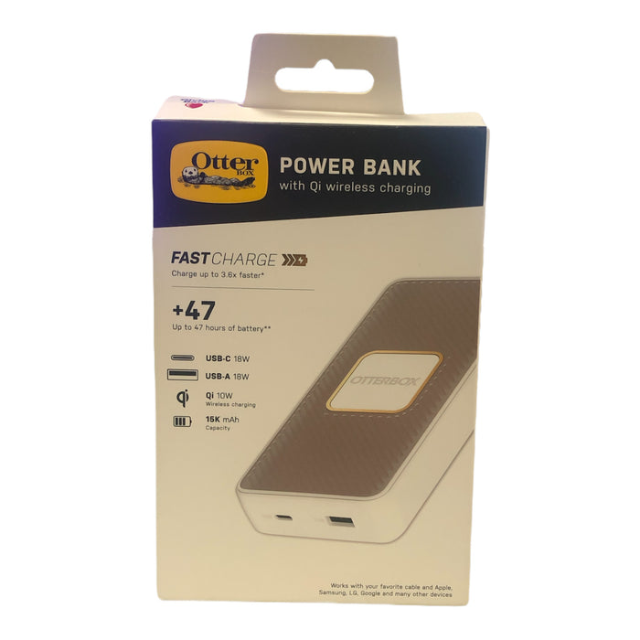 Otter Box Fast Charge Qi Wireless Power Bank