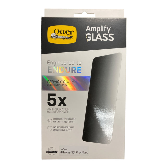 OtterBox Amplify Glass Privacy Guard Screen Protector iPhone 13 Pro Max