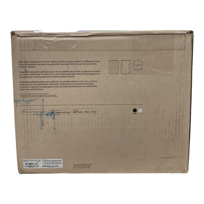 *Open Box* Sonos Era 100 Wireless Smart Speakers 2 Pack