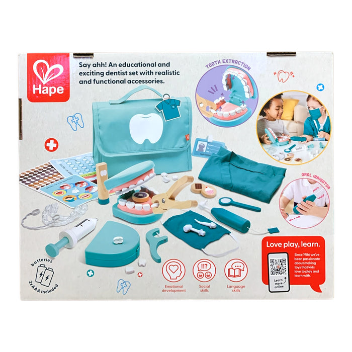 Hape Little Dentist Clinic Set, 39-Piece Educational Pretend Playset