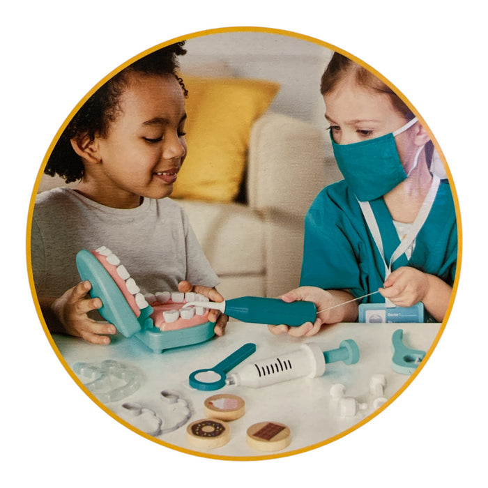 Hape Little Dentist Clinic Set, 39-Piece Educational Pretend Playset