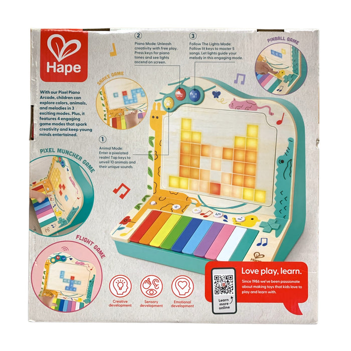 Hape Dynamic Pixel Piano Arcade, 3 Practice Modes and 4 Game Modes