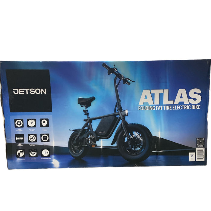 Jetson Atlas Fat Tire Electric, Pedal Asst, 15m range, 14" Wheels, 20" Bike