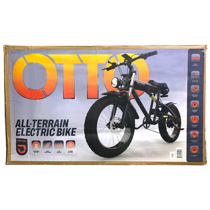 Jetson Otto All-Terrain Electric Bike, Fixed-Frame, Fat Tires, 500-Watt Motor