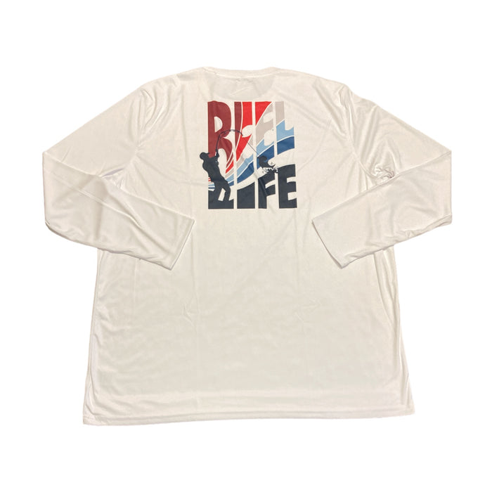 Reel Life Men's Long Sleeve Jax Beach UV Protective Shirt