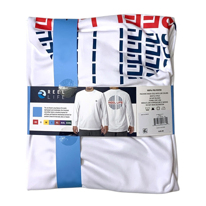 Reel Life Men's Long Sleeve UPF Sun Protection T-Shirt