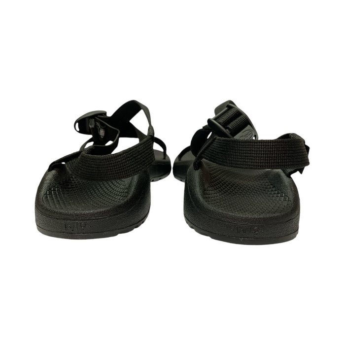 Chaco Women's Zcloud Cushioned Comfort Adjustable Sport Sandal (Solid Black, 7)