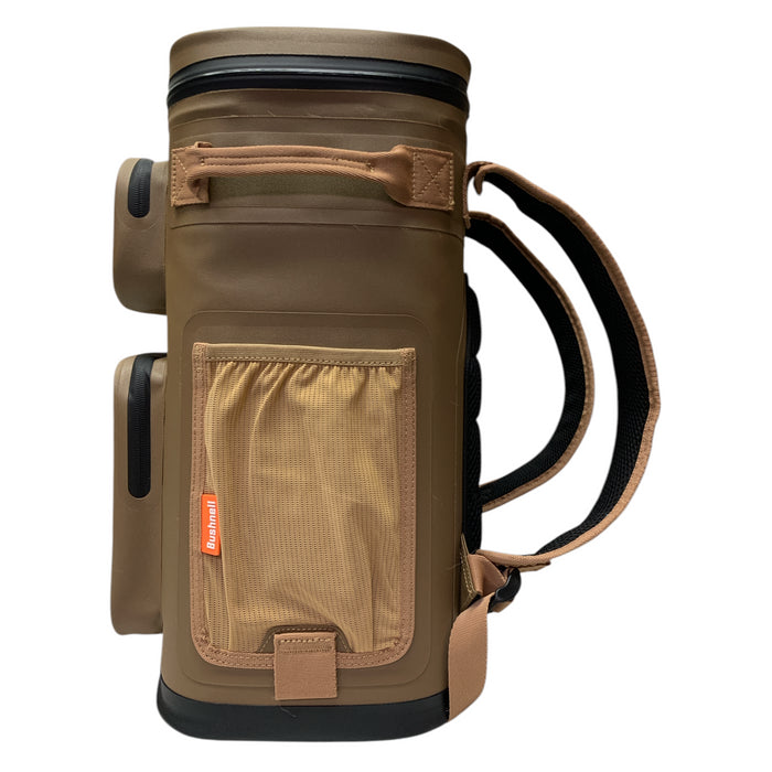 Bushnell 24-Can Leakproof Backpack Cooler with Punture Resistant Liner, Brown