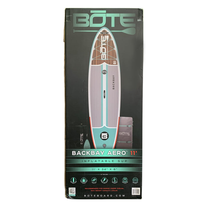 Bote Backbay Aero 11' Classic Zebrano Inflatable Stand Up Paddleboard