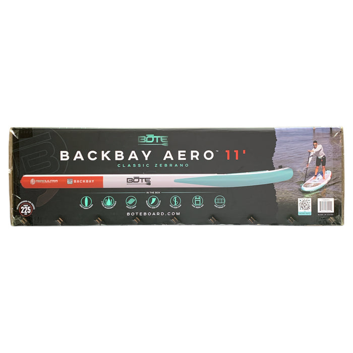 Bote Backbay Aero 11' Classic Zebrano Inflatable Stand Up Paddleboard