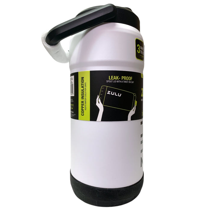 Zulu Mammoth Vacuum Triple Wall Insulated Stainless Steel Water Bottle, 101oz