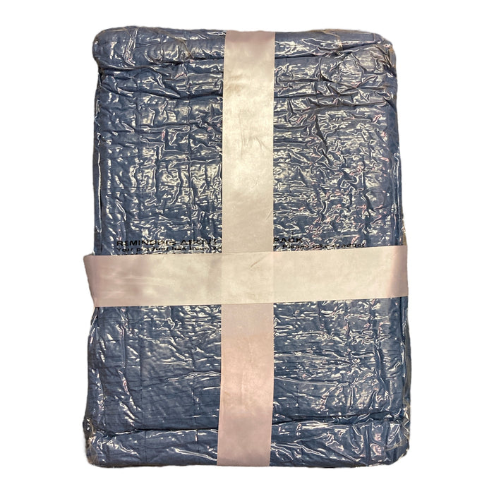 Crinkle Enzyme Wash Quilted Ultra-Soft Microfiber Coverlet/Bedspread