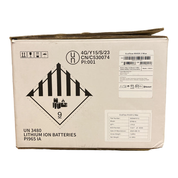 *Open Box* EcoFlow ZMR610-US RIVER 2 Max Portable Power Station