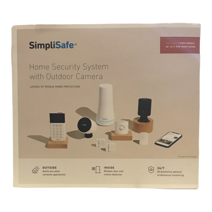 SimpliSafe Home Security System with Outdoor Camera