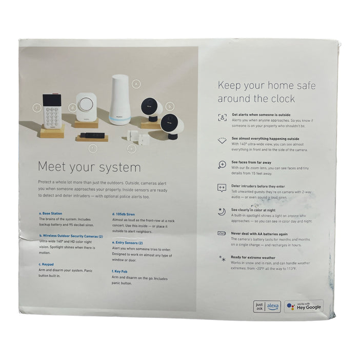 SimpliSafe Home Security System with 2 Outdoor Cameras