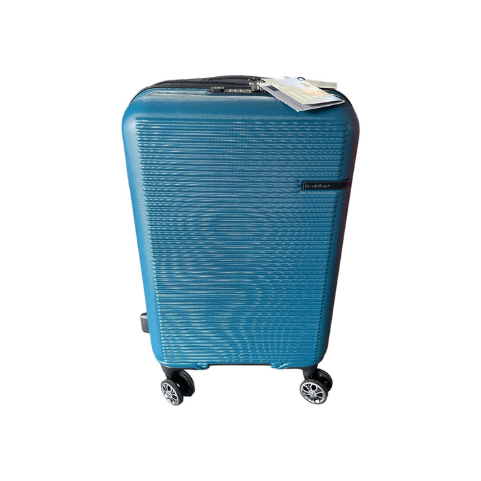 Brookstone Nelson 21" Hardside Carry-On Spinner Luggage, Dark Teal