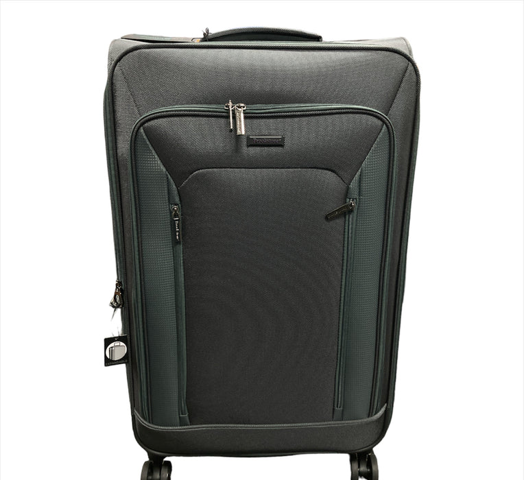 Brookstone Elswood 29" Check-In Softside Spinner Luggage, Dark Charcoal