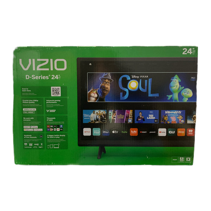Opened VIZIO 24" Class D-Series Full HD Smart TV