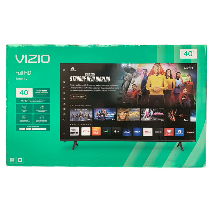 VIZIO 40" Class D-Series Full HDR10 LED Smart TV, VFD40M-0809