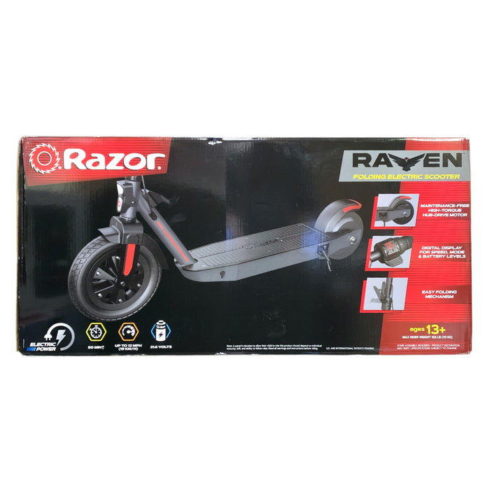 Razor Raven Folding Electric Scooter with 170W High-Torque Hub Motor