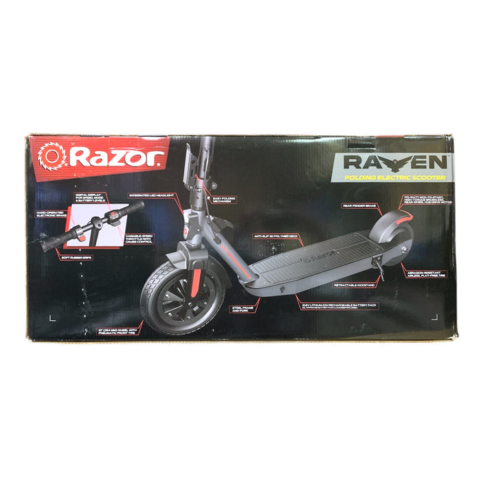 Razor Raven Folding Electric Scooter with 170W High-Torque Hub Motor