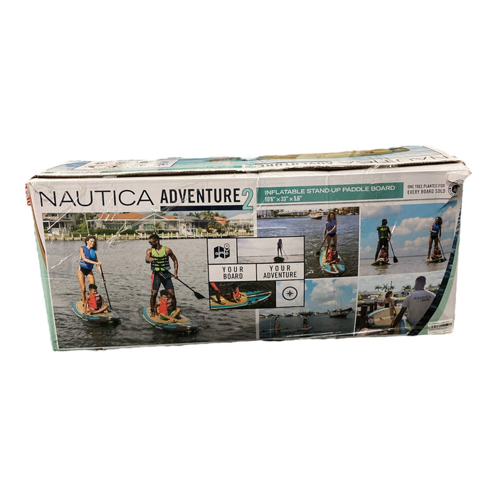 *Distressed Package* Nautica Adventure 2 Inflatable Stand Up Paddle Board