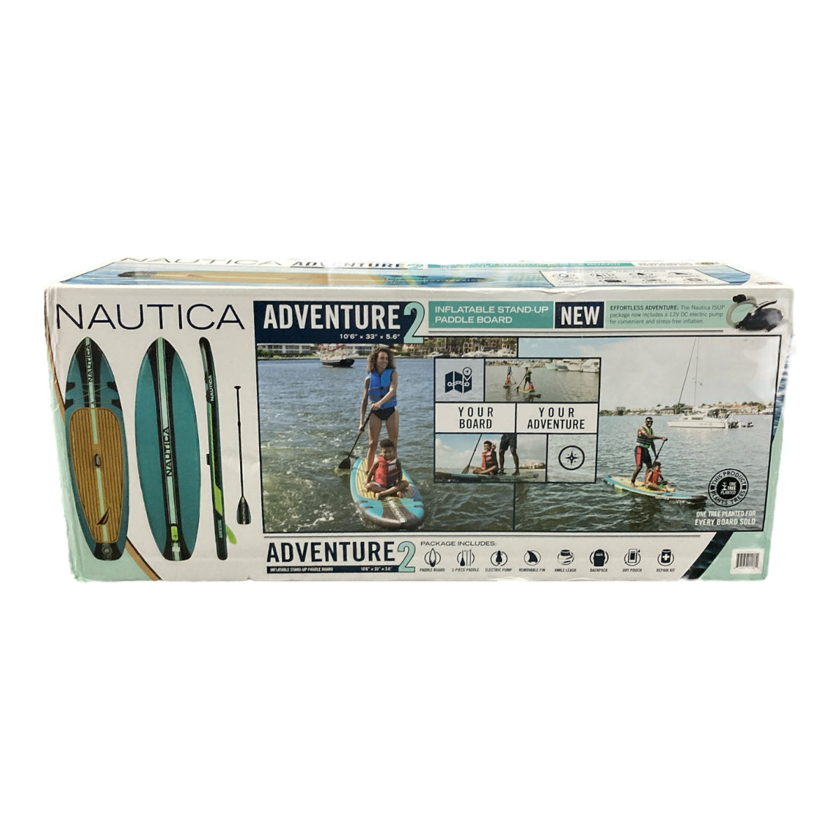 Nautica Adventure 2 Inflatable Stand Up Paddle Board, 10'6" x 33", 325
