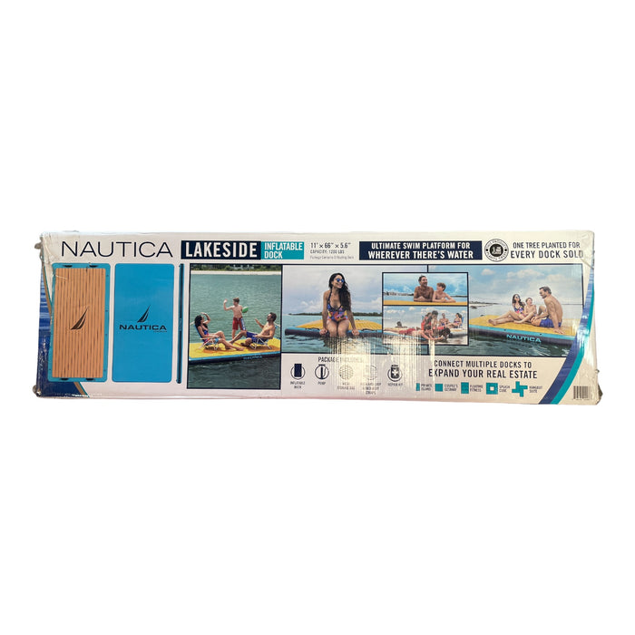 Lakeside Inflatables Nautica Lakeside Inflatable Floating Dock 11' x 66