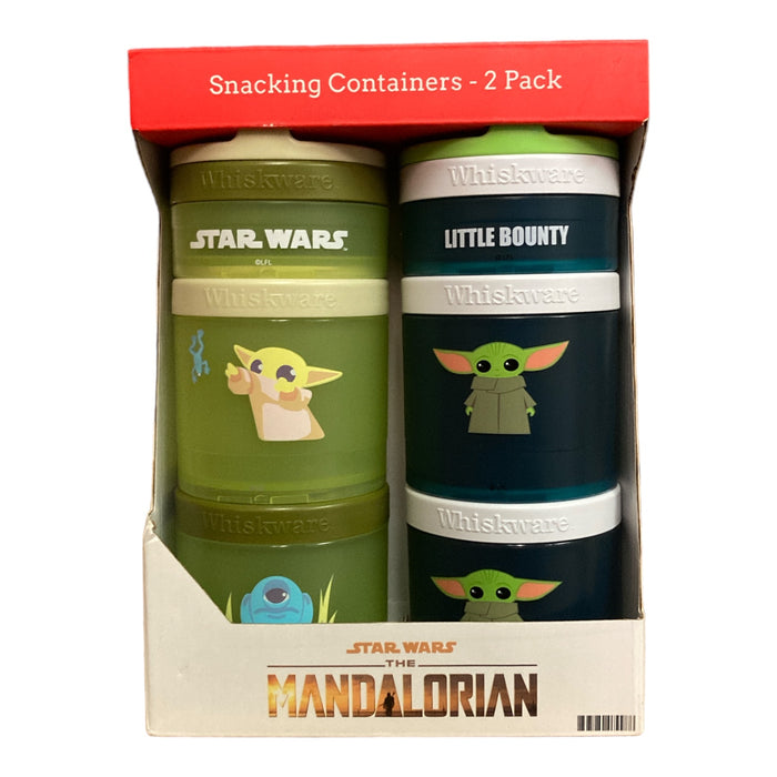 Whiskware Disney Star Wars The Mandalorian Combo Snacking Container, 2pk