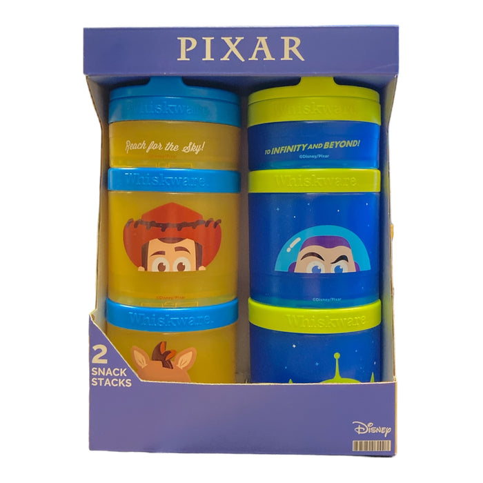 Whiskware Disney Pixar Toy Story Combo Snack Pack Lunch Set, Woody and Buzz