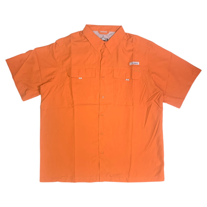 Habit Mens Blue Springs Short Sleeve River Shirt with UPF 40+ UV Protection