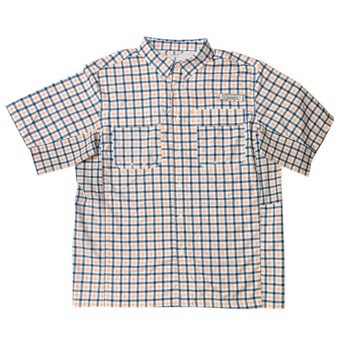 Habit Men's UPF 40+ UV Protection Short Sleeve Fishing Shirt