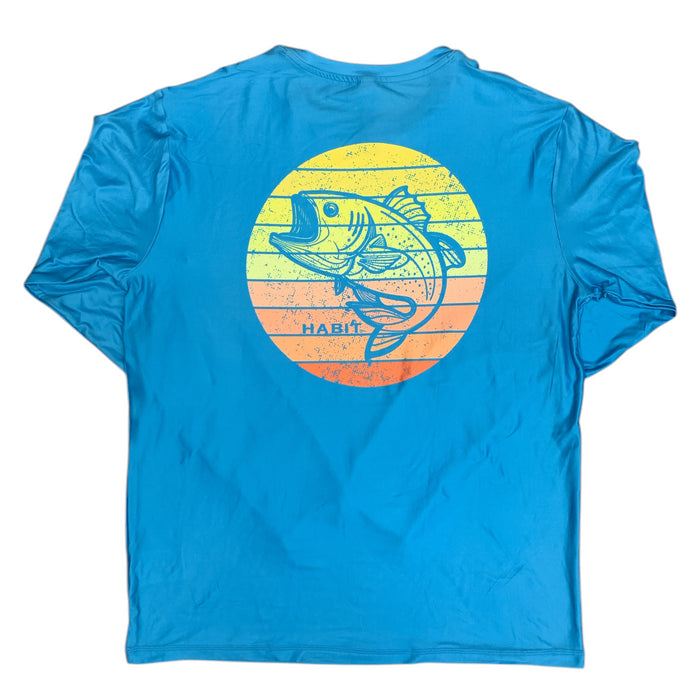 Habit Men's UPF 50+ UV Protection Quick Dry Long Sleeve Shirt