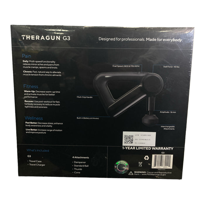 Theragun G3 Premium Handheld Portable Deep Tissue Massager