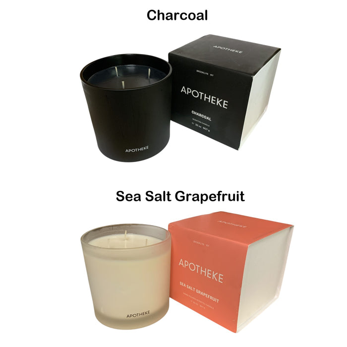 Apotheke 32oz. 3-Wick Premium Soy-Wax Blend Scented Candle, Assorted Scents