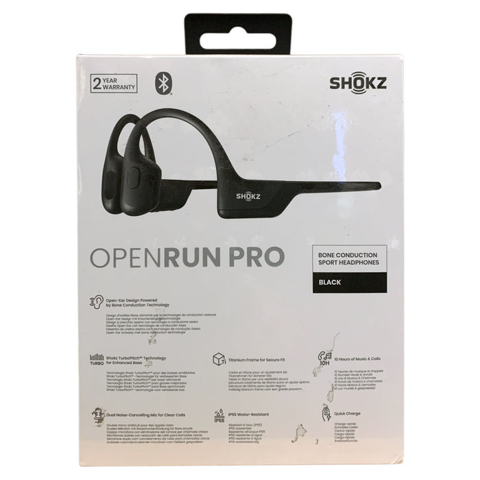Shokz OpenRun Pro Open-Ear Wireless Bluetooth Bone Induction Sport Headphones