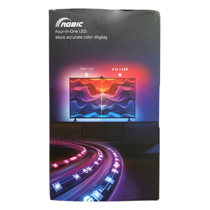 Govee Smart TV Backlight 3S, H6098, Color Sync 1080p Smart Camera, 55"-65" TVs