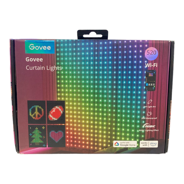 *Open Box* Govee Curtin Lights 520 LED Wifi Model
